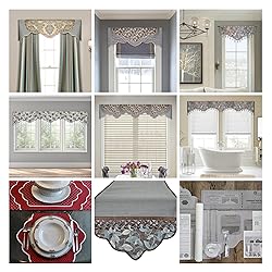Traceable Designer Scalloped Window Valance, Sewing