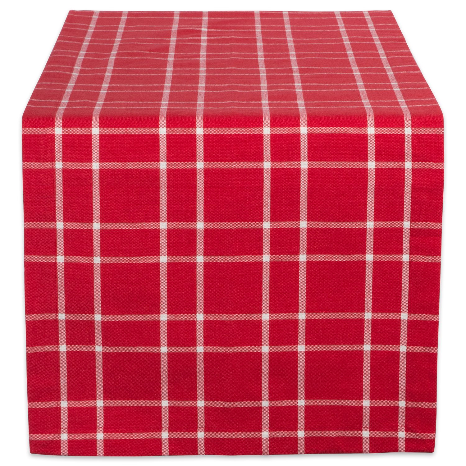 DII, Cotton, Red, Holiday Table Runner 14x72