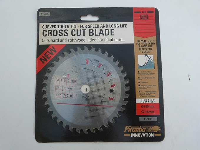 Piranha by Black & Decker TCT Circular Saw Blade 150mm, 16mm Bore 36