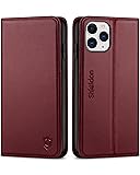 SHIELDON Wallet Case for iPhone 11 Pro Max, Genuine