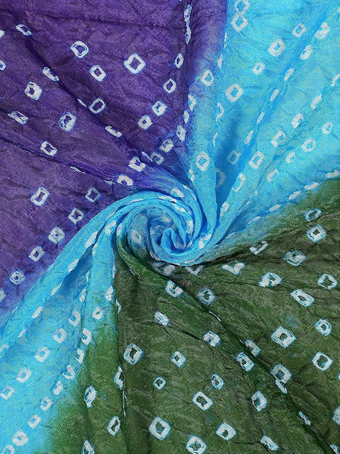 womens dupatta silk bandej with pure gota work