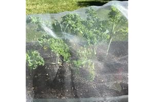 KEKE COO Garden Netting 4ftx10ft Mosquito Netting, Plant Covers Netting for Plant Protecting/Vegetable/Flowers Garden Netting Pest Barrier