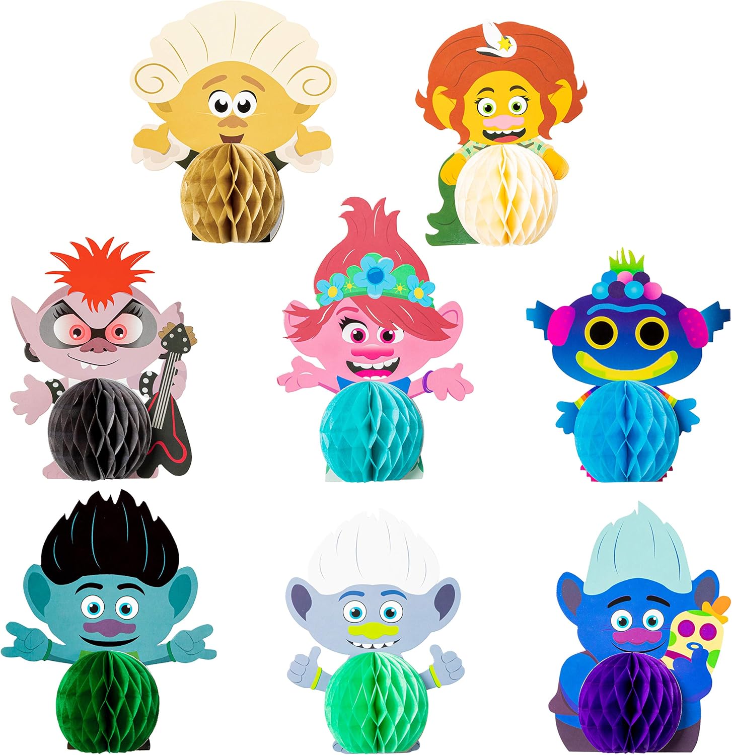 8Pcs Queen Barb Centerpieces,Table Topper for Birthday Party