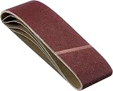 Silverline Sanding Belts 100 x 915 mm 80 Grit 5 Pack GX51 Aluminium Oxide view 1
