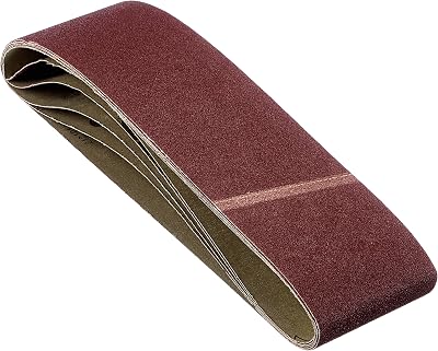 Silverline Sanding Belts 100 x 915 mm 80 Grit 5 Pack GX51 Aluminium Oxide