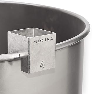 mocisa Universal Edelstahl Abstandshalter Distanz für Feuerplatte Grillplatte Feuertonne Plancha Grillfass (3 Stück)