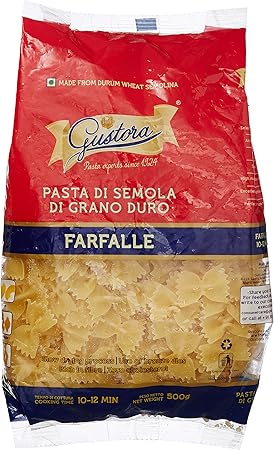 Gustora Farfalle Pasta, 500g