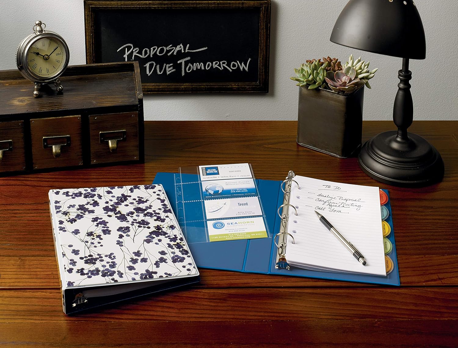 Avery Mini Durable 3 Ring Binder, 1" Round Rings, Holds 5.5" x 8.5" Paper, 1 Painted Floral Binder (18444) : Office Products