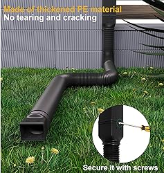 Ogutter Rain Gutter Downspout Extensions, Downspout