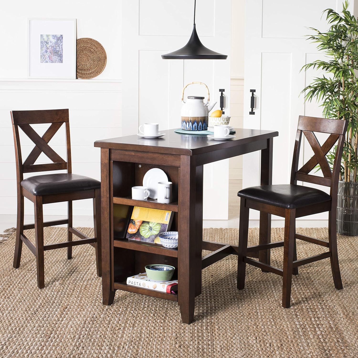 Best D Art Mahogany Seagrass Dining Chair