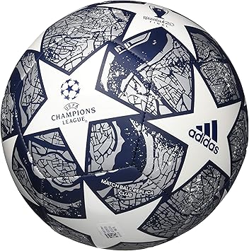 Amazon Adidas Ucl チャンピオンズリーグ フィナーレイスタンブールリーグ サッカーボール ホワイト ダークブルー シルバー メタリック 3 Adidas アディダス サッカーボール