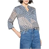 NIC+ZOE Women's Monogram Mix Top