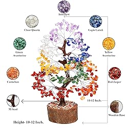 Crocon Seven Chakra Gemstone Tree Feng Shui