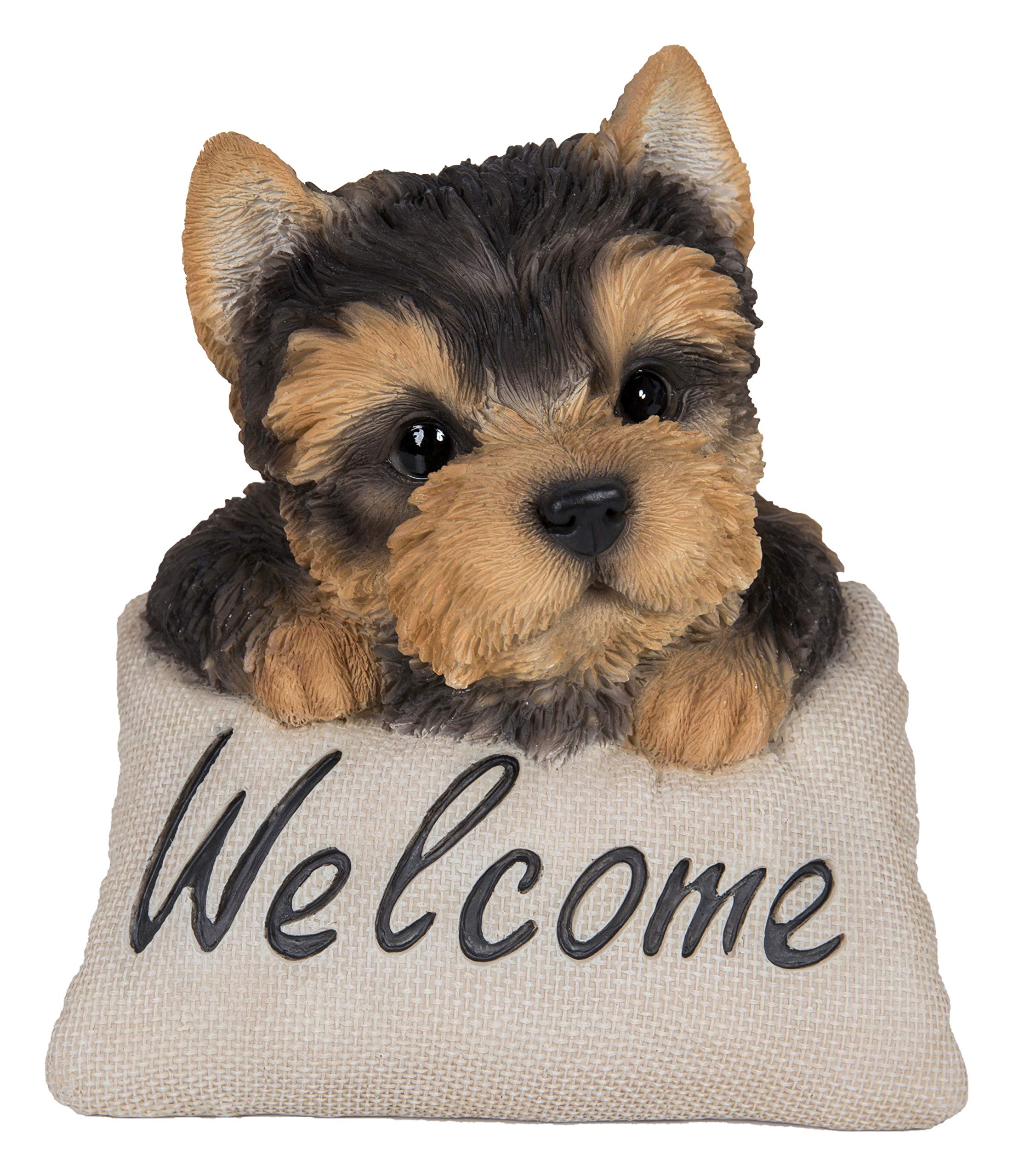 Vivid Arts - Yorkshire Terrier Welcome Petpal Home or Garden Decoration (PW-YKTR-F)