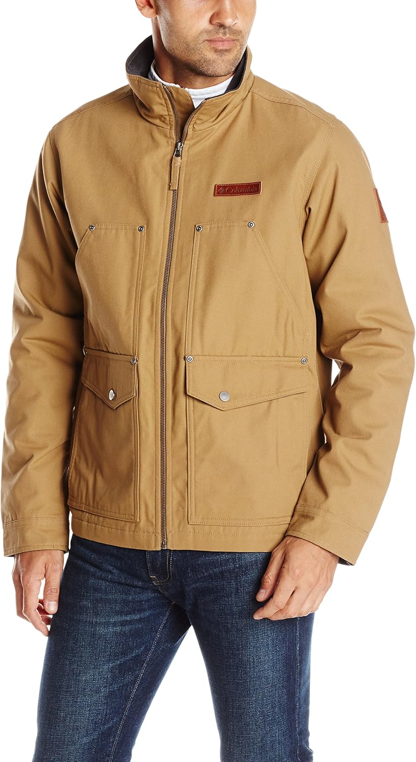 khaki columbia jacket