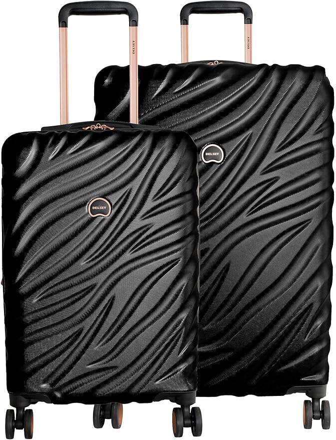 Delsey Alexis Lightweight Luggage Set 3 Piece, Double