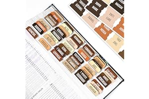 Only Zest Brown Bible Tabs, 90 Large Print Bible Index Tabs for Study Bible, Laminated Easy-to-Read Label, Christian Gift for Women, Men, Kids