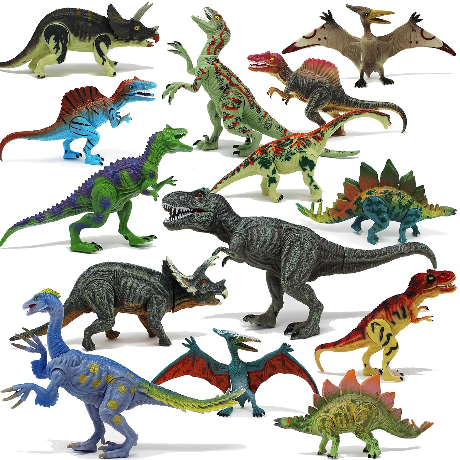 Buy Joyin Toy 18 Pieces Educational Realistic Dinosaur Figures with