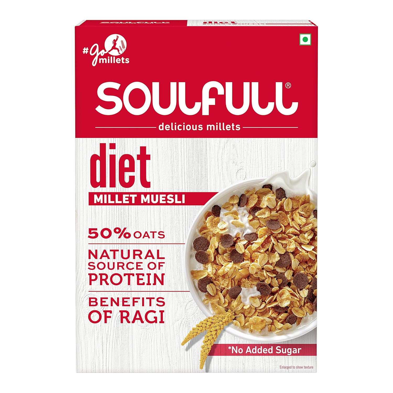 Soulfull Millet Muesli Diet No Sugar Added , 400g Amazon.in Grocery & Gourmet Foods