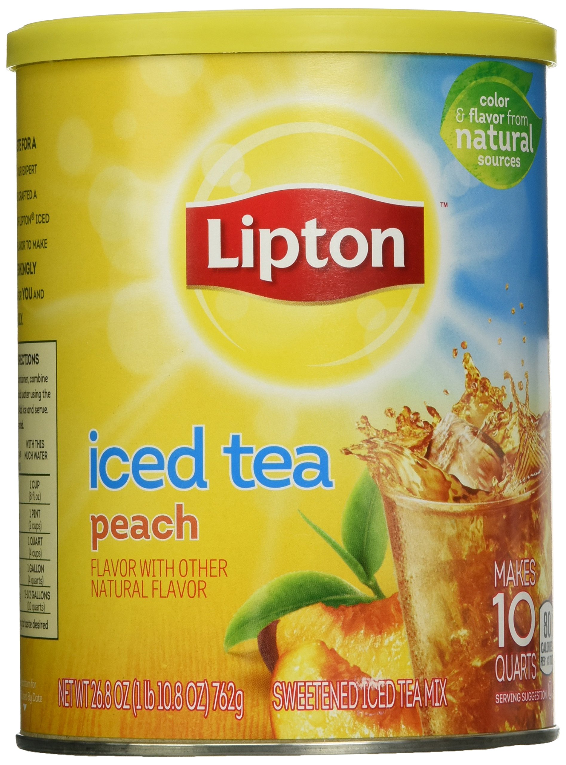 Lipton, Sweetened Instant Tea, Wild Raspberry, 26.8oz