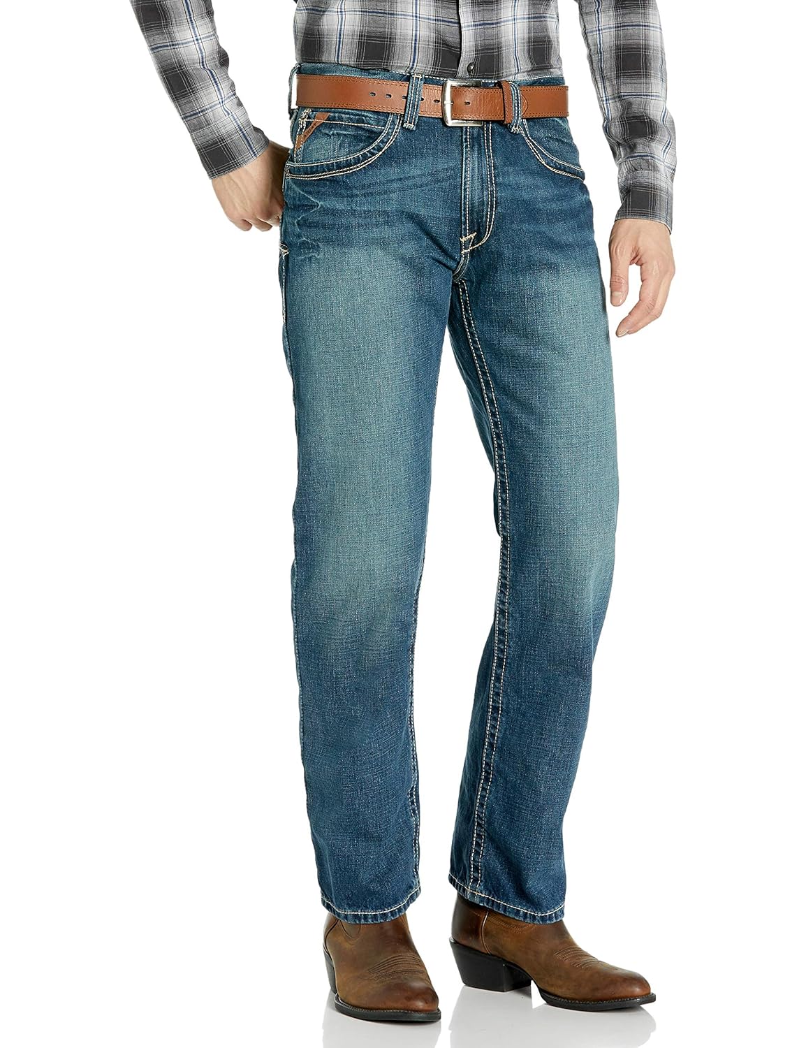 Buy Ariat Men's M3 Loose Fit Straight Leg Jean at Amazon.in
