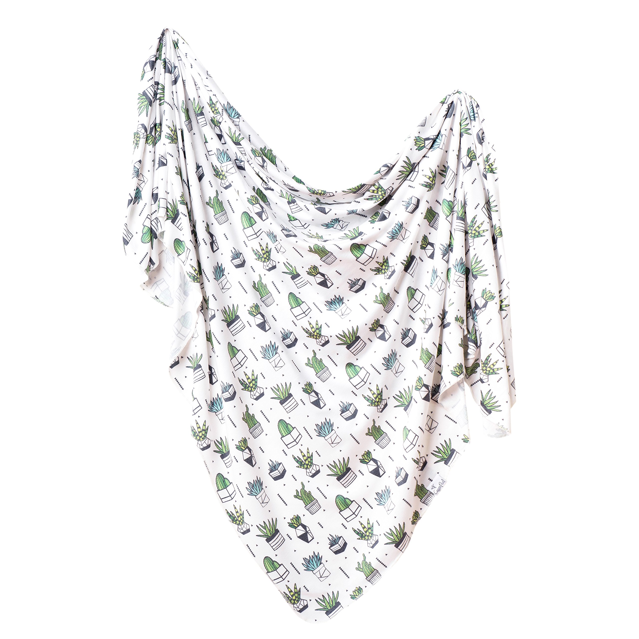 Copper Pearl Large Premium Knit Baby Swaddle Receiving Blanket "Shiloh"