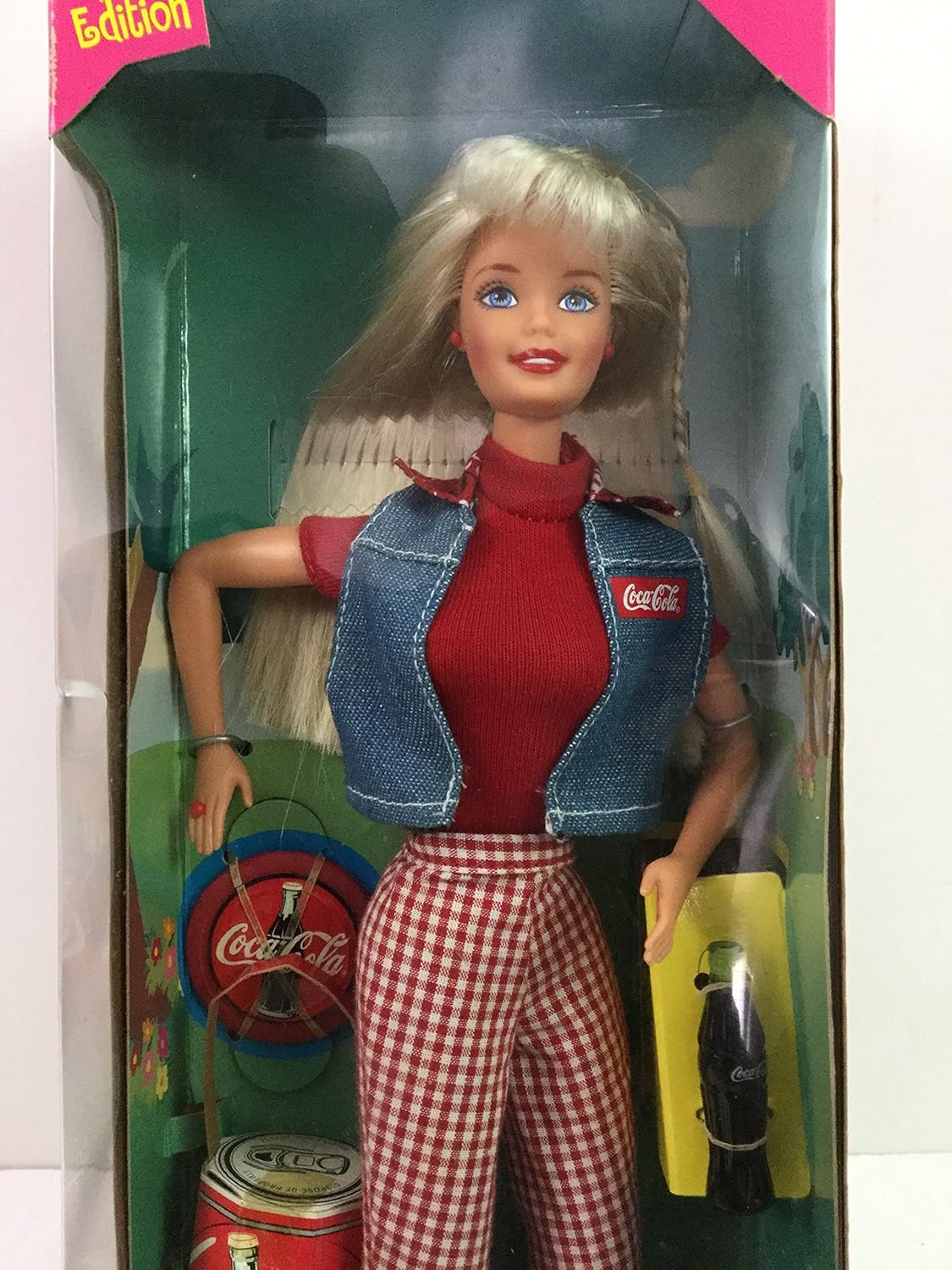 barbie coca cola picnic special edition doll 1997