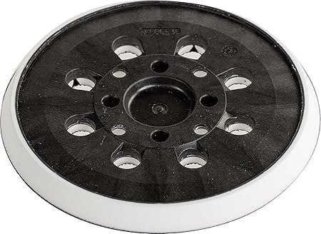 kwb Schleifteller Stützteller Quick-Stick für Bosch Exzenterschleifer PEX 300 AE/400 AE, 481120 ( Ø 125 mm, mittelhart, Klett