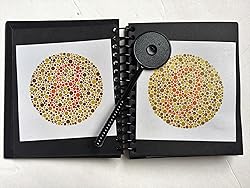 Ishihara Test Chart Books for Color Deficiency 38