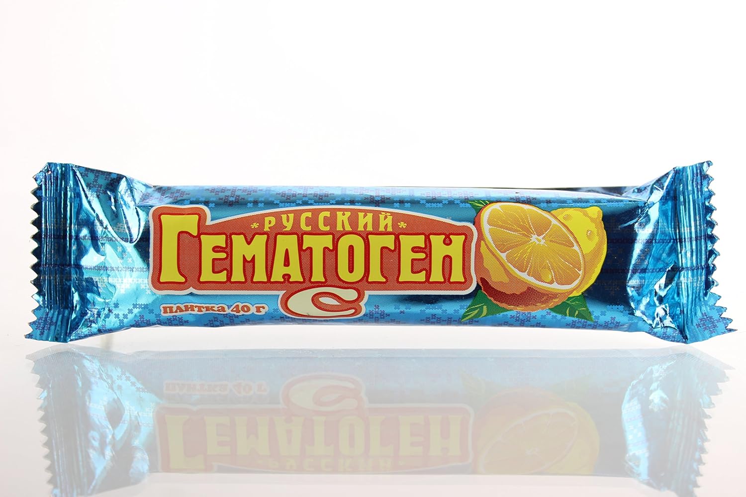 Amazon.com: Russian Hematogen C 40g 1.41oz Candy Bar Snack Гематоген C ...