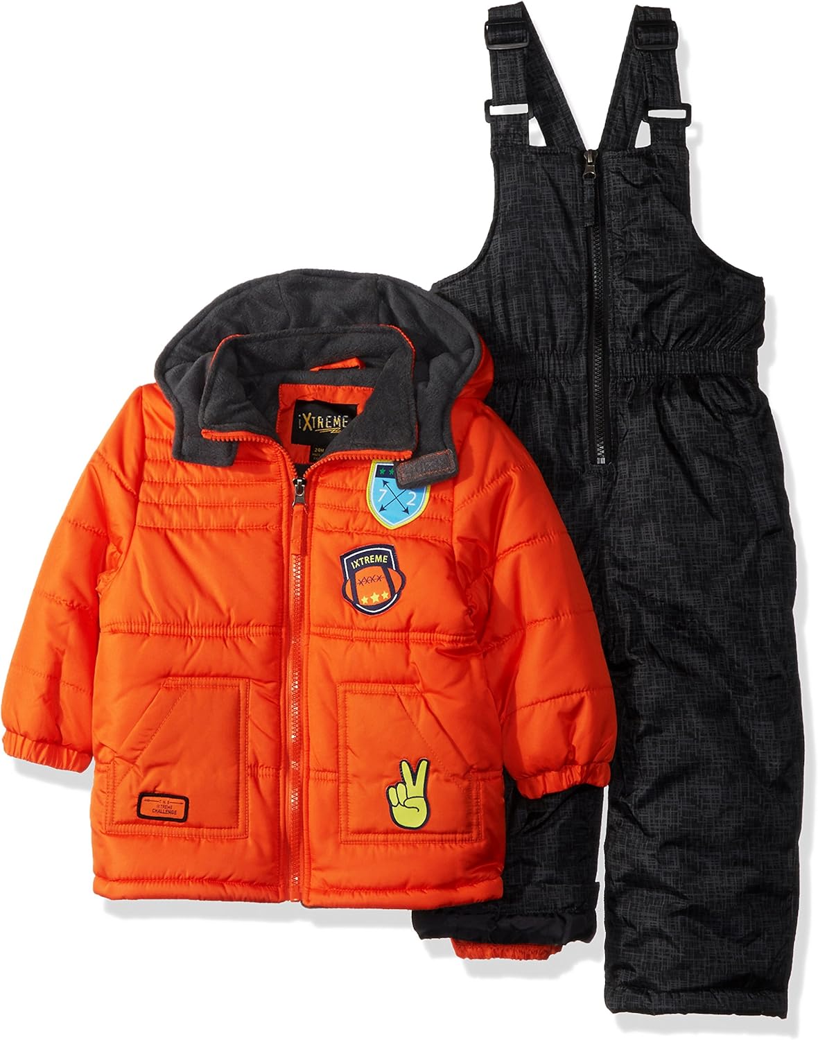baby boy padded snowsuit
