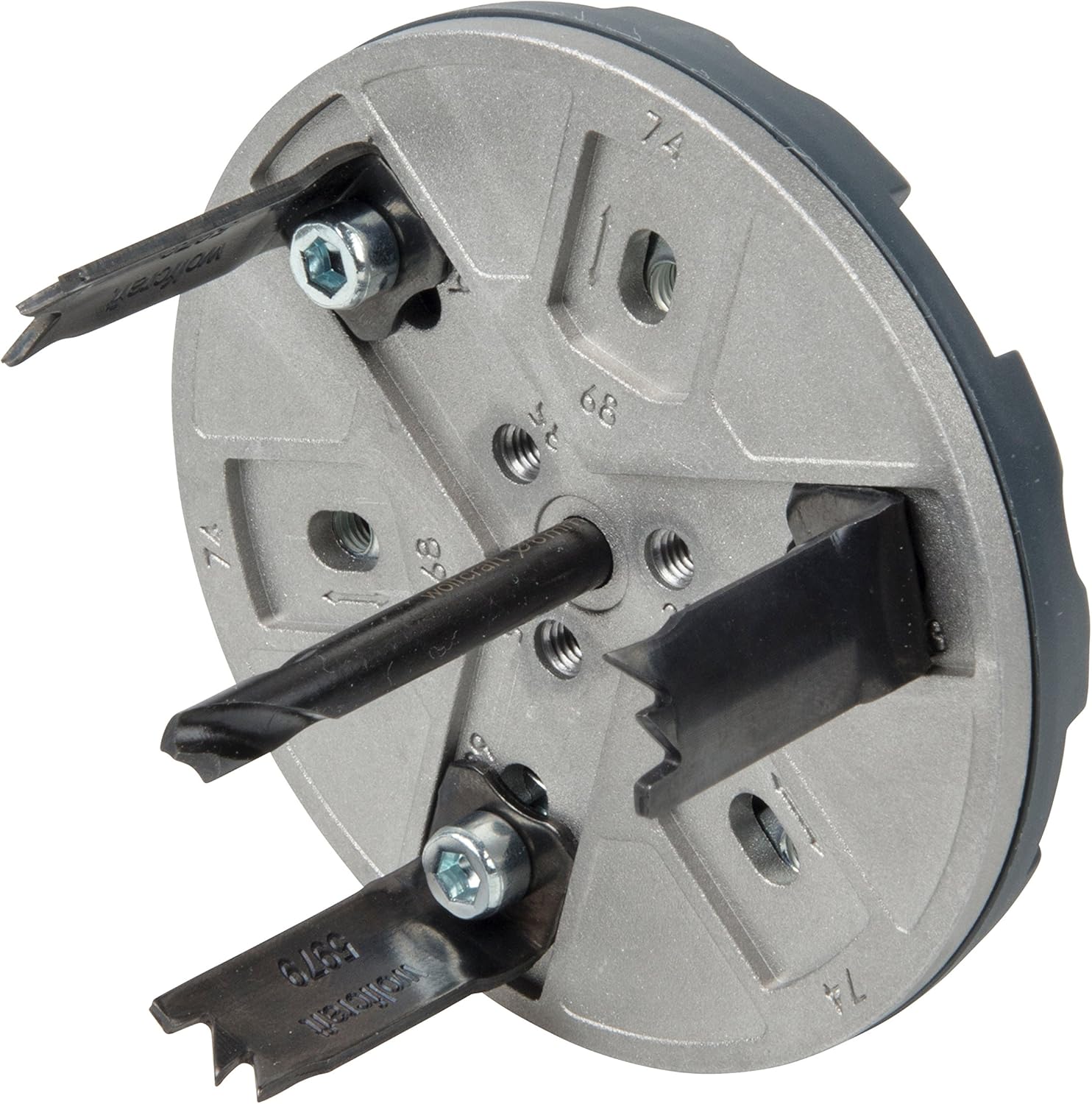 wolfcraft Adjustable Hole Saw, for Electrical Installations I 5983000 I For preparing electrical installations in drywall structures