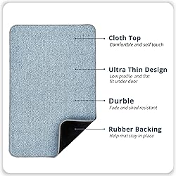 Bath Mat,Ultra Thin Bathroom Rugs,Rubber Bath Mats
