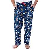 The Polar Express Men's Believe Train Ticket Woven Fleece Lounge Sleep Pajama Pants