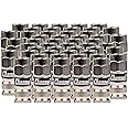 Channel Master CM-7170 RG6 Coaxial F-Connectors Universal Compression Fitting Weather Sealed for Standard, Tri and Quad Shield Cables - 50 Pack