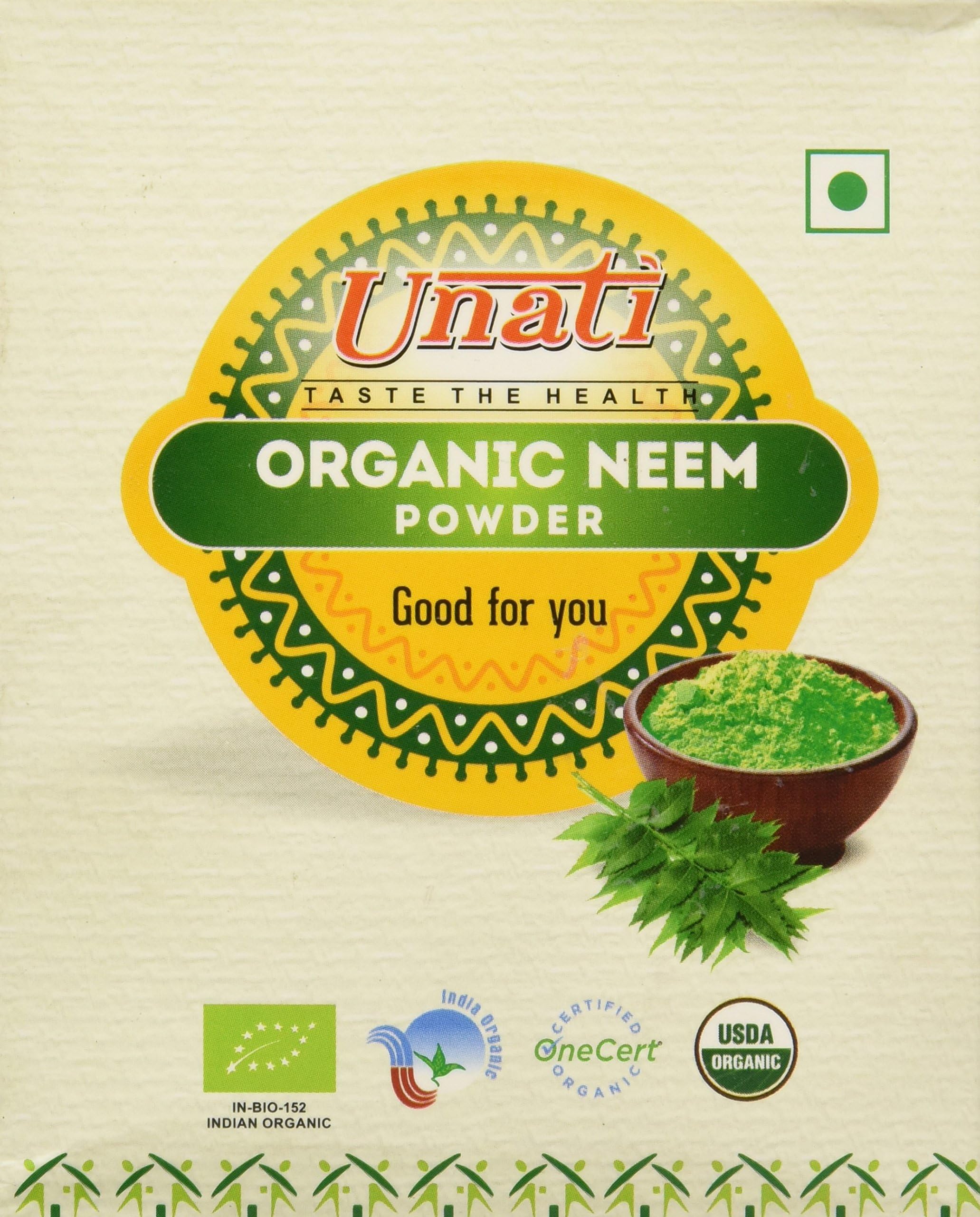 Unati Organic Neem Powder, 100g