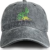Cactus Embroidered Baseball Cap for Women Men Sun Cherry Adjustable Hat Gifts