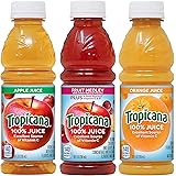 Tropicana 100% Juice 3-flavor Classic Variety Pack, 10 Ounce Bottles, 24 Count
