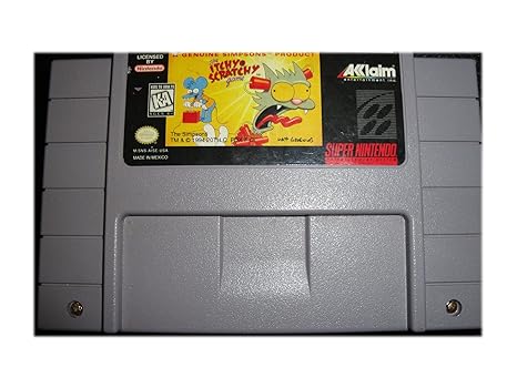 itchy and scratchy video game
