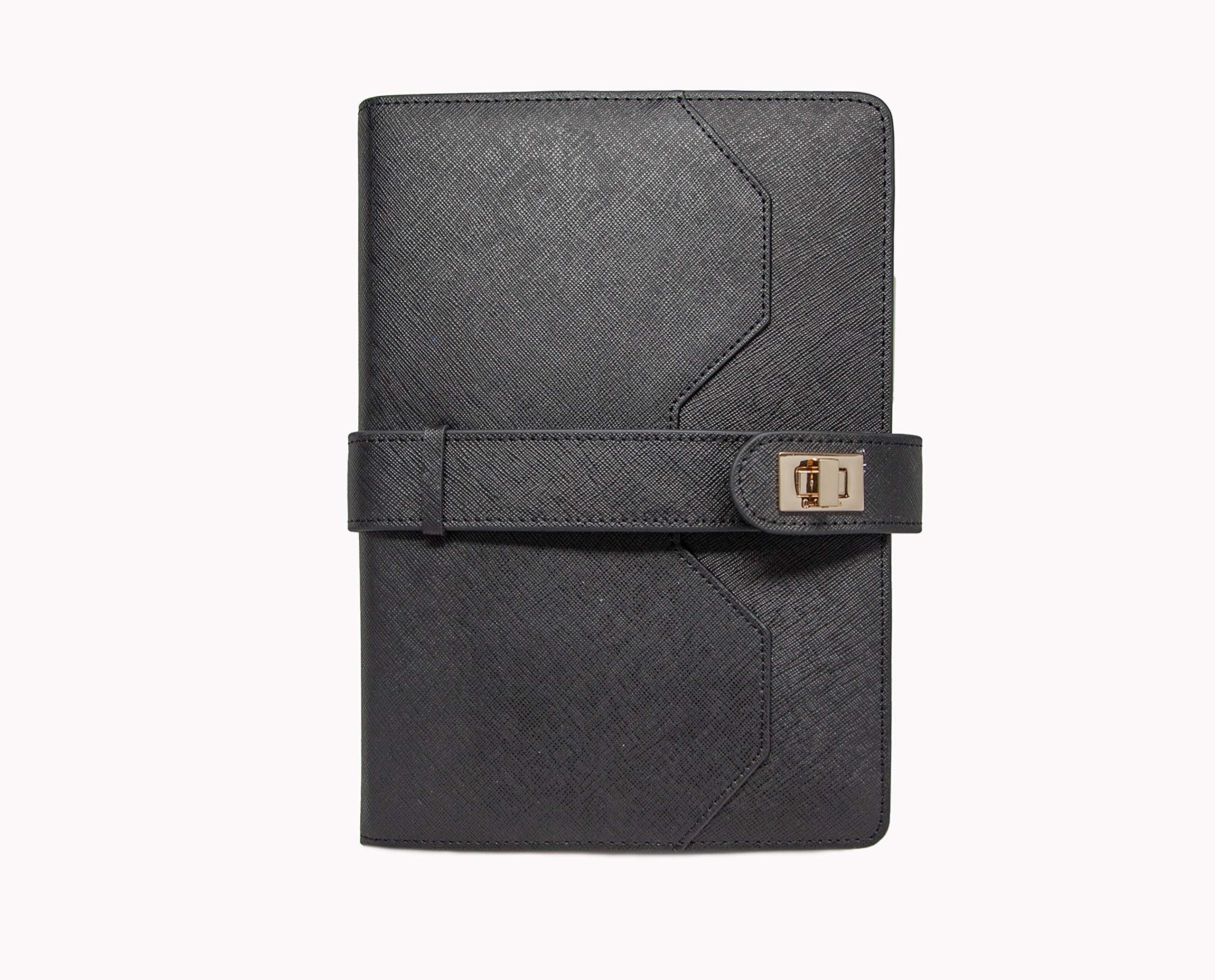 Aura Estelle Premium Planner A5 Timeslot Insert (On The Rocks Black)