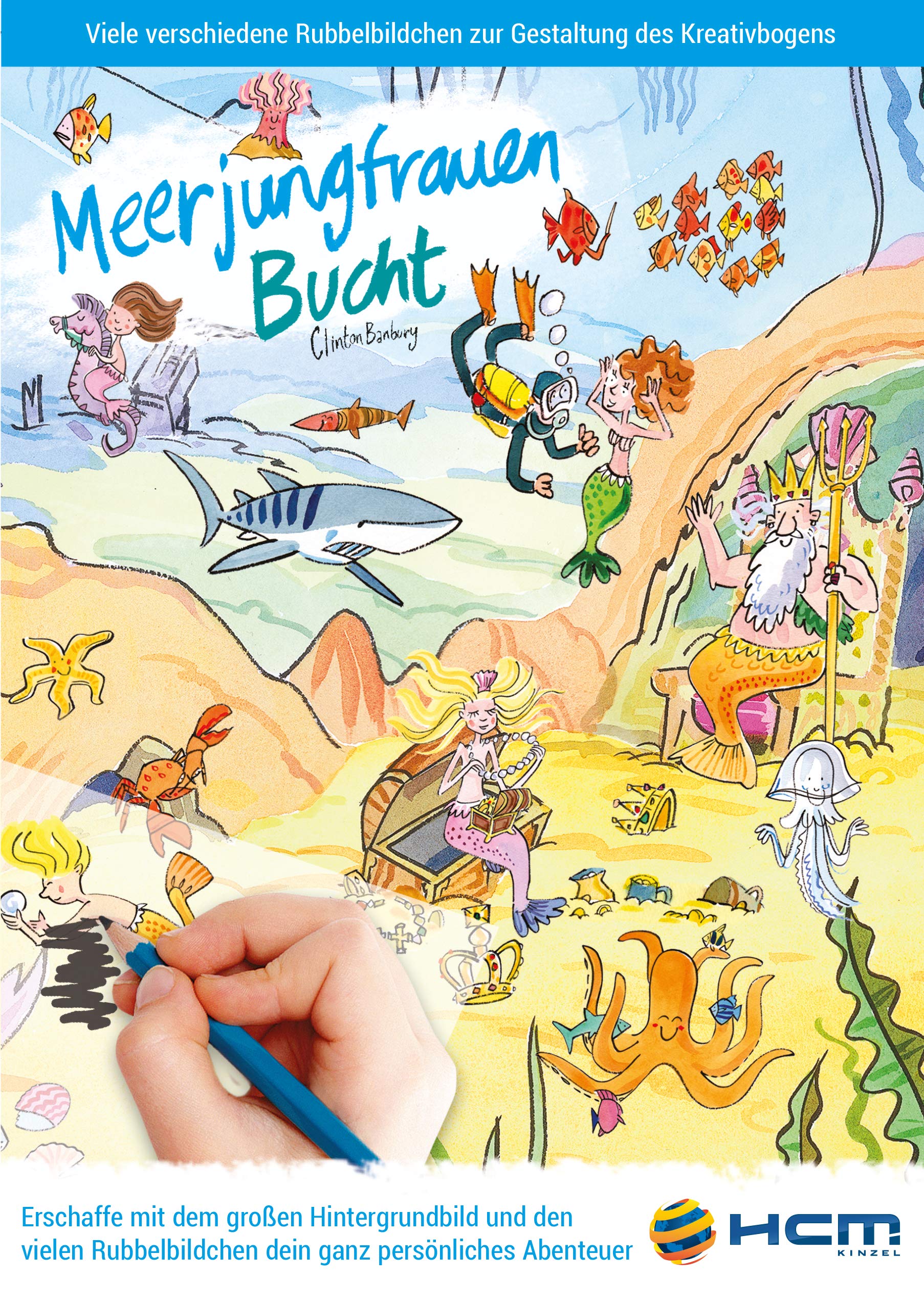 Scribble Down "Mermaid Cove" Painting Book (Multi-Colour)