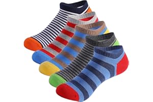 Colorful Ankle Socks Mens & Women，5Pairs Size 6-11,Fancy Novelty Funny, Athletic Breathable Casual Low Cut Cotton Crew Socks