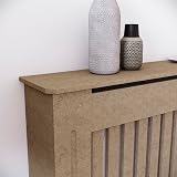 Vida Designs Chelsea Radiator Cover Unfinished Medium MDF H82xW112xD19cm view 6