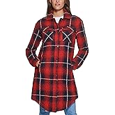 Levi's Women's Wool Blend Sherpa Lined Long Shacket