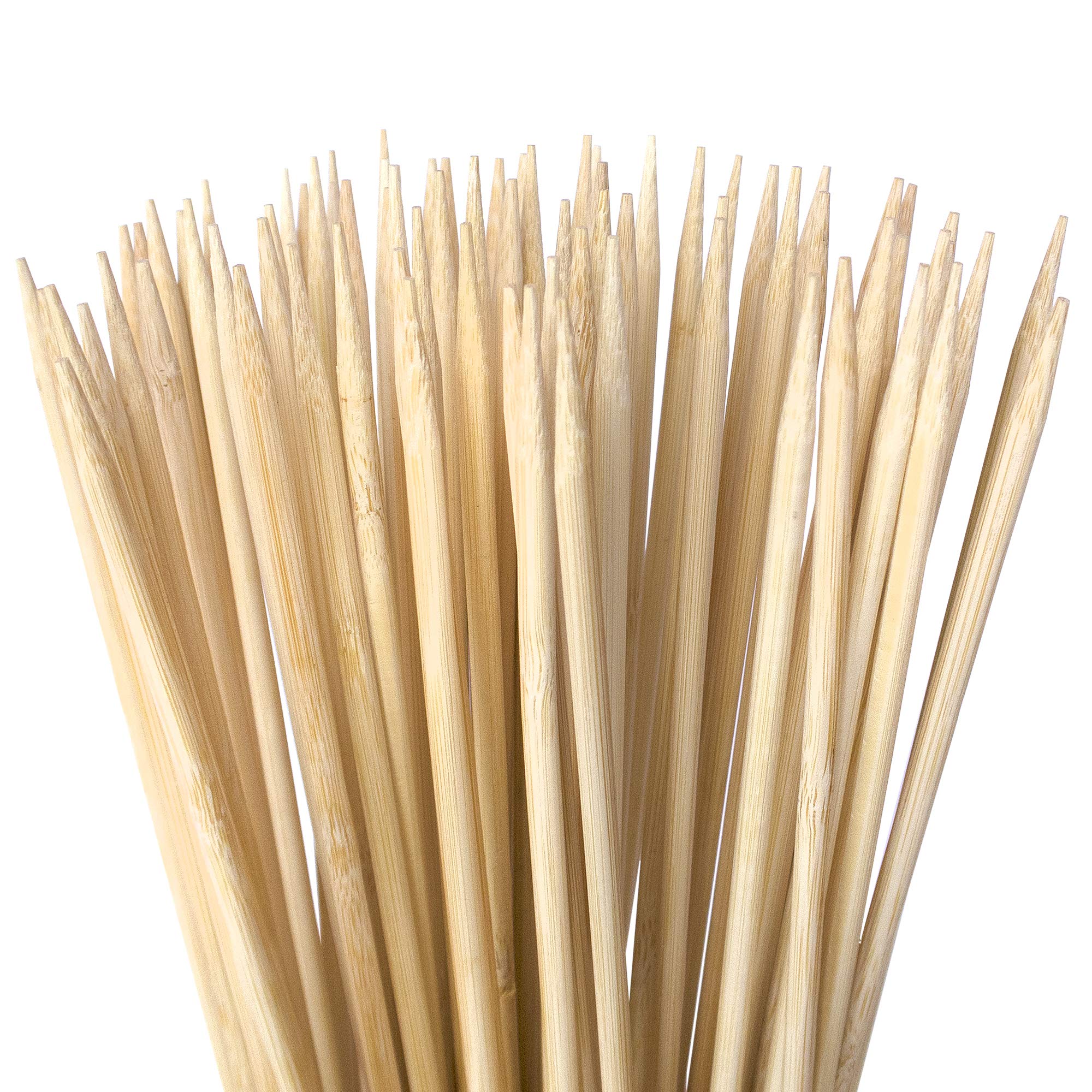 Authentic Bamboo Marshmallow Roasting Sticks, Perfect for S'Mores, Includes 40 Extra Long 30" Bamboo Skewers with 5mm Heavy Duty Thickness, Ideal for Grilling Hot Dogs, Kebabs & More - by Zulay
