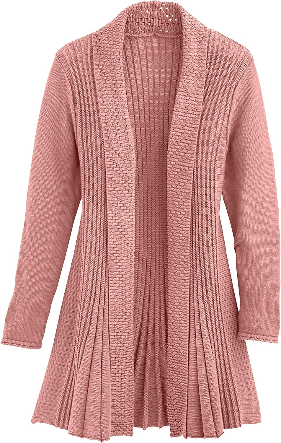Cardigans for Women Long Sleeve Midweight Swingy Knit Cardigan Sweater