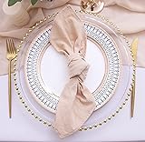 JINVASE Dinner Cloth Napkins Bulk,100% Soft Cotton