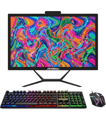 Amazon.com: STGSivir All in One Desktop, 22-inch FHD Display