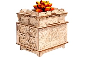 ESC WELT Orbital Box - Creative Gift Box for Money, Vouchers, Gift Cards - Bridesmaid Proposal Gift Box for Jewellery - 3D Puzzles for Adults for Presents with Lids - Unique Puzzle Gift Box