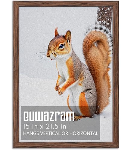 Amazon.com - wallsthatspeak Puzzle Frame, Brown Barnwood, 21.25x15